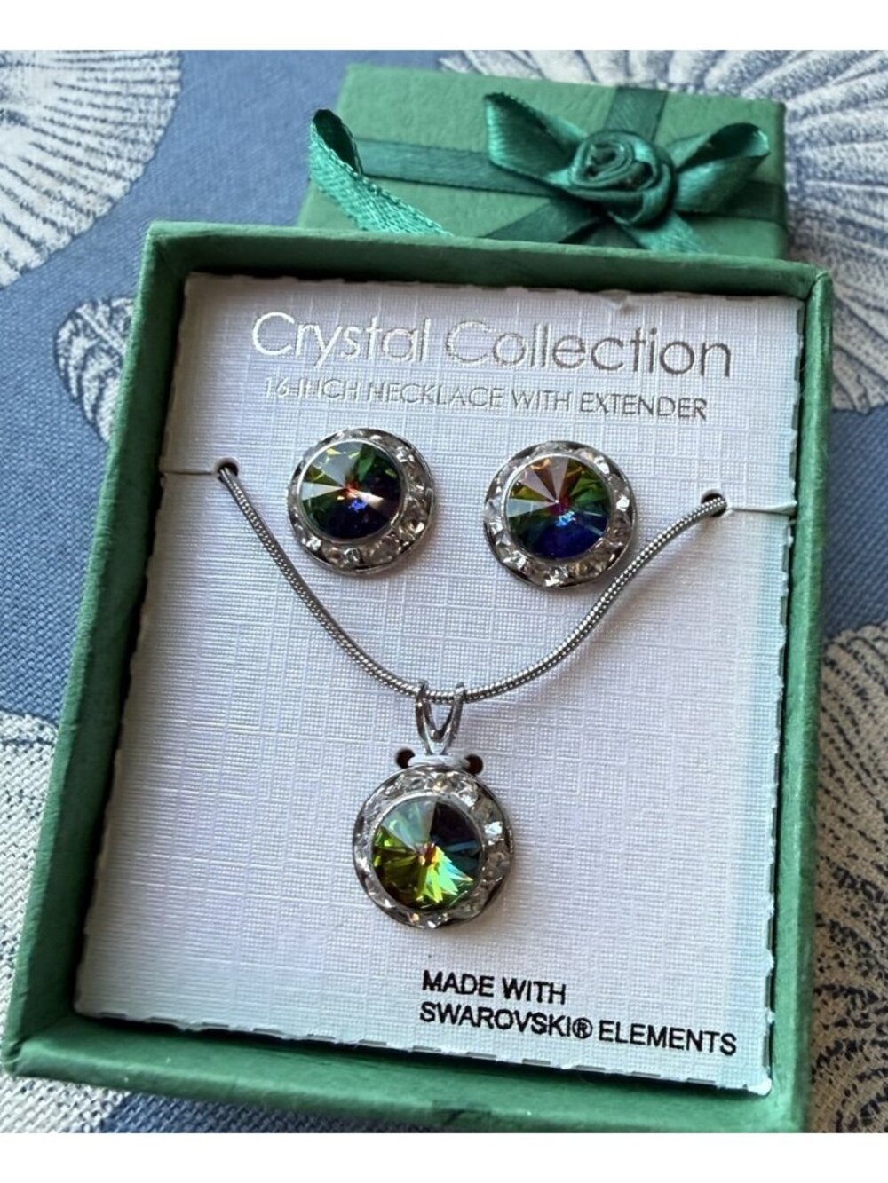 Necklace and Earring Set Crystal Collections Swarovski Elements